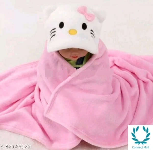 New Born Baby  Combo Pack  Hooded Wearale Wrapper And Baby Bath towel - LXHXB:(78 X2X82) CM, Multipack of:2